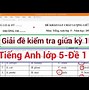 Hướng Dẫn Giải Bài Tập Tiếng Anh Lớp 5